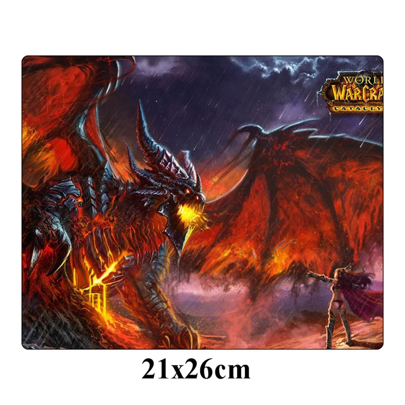 4 21x26 см игровой коврик для мыши Hearthstone Heroes Of Warcraft маленький размер нескользящий скоростной геймер фиксирующий край коврик для мыши для офисного коврика - Цвет: 4