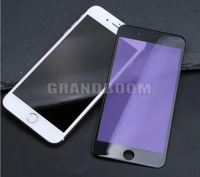 50 шт. 3D анти синий луч глаз из углеродного волокна закаленное стекло для iPhone 11 Pro Max XS XR X 8 7 6 6S Plus 9H изогнутая глянцевая защитная экранная пленка