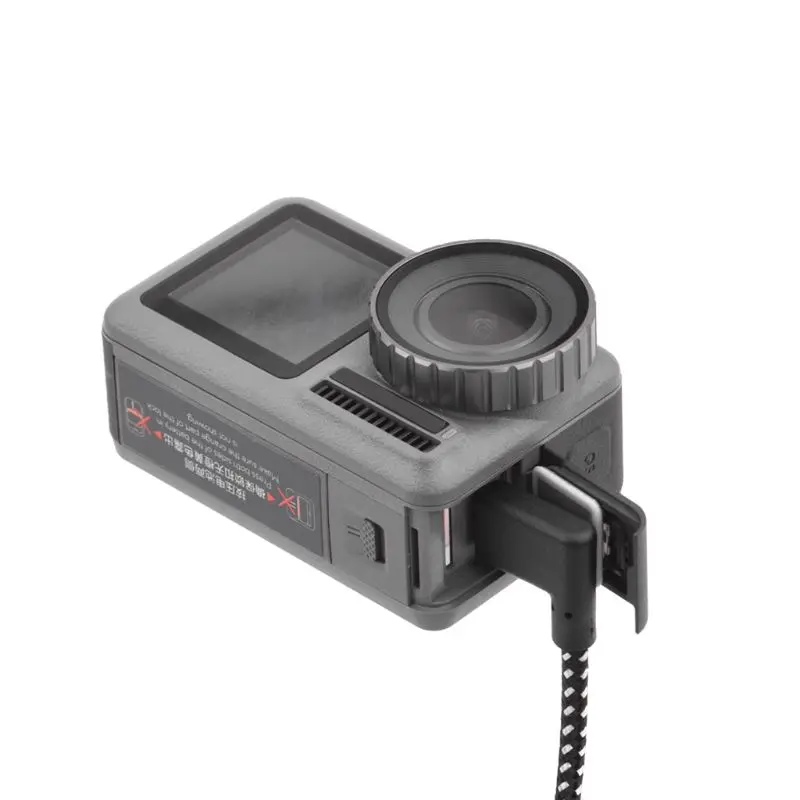 Алюминиевый сплав нейлоновый Плетеный usb кабель для зарядки данных Шнур DJI Osmo Action