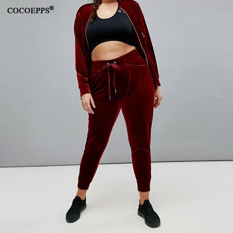 Женские вельветовые брюки карандаш COCOEPPS повседневные свободные унисекс больших