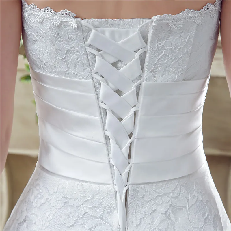 Forevergracedress Элегантный Дешевые Свадебное платье Кружева с ручной работы Цветочный
