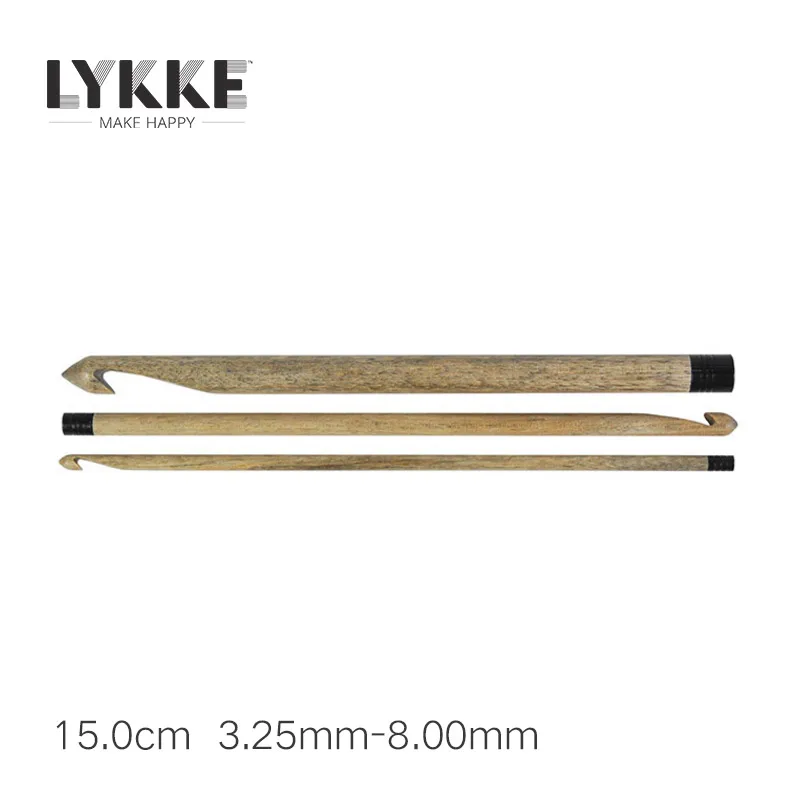 1 шт. LYKKE 15 см 6 дюймов одинарный заостренный крючок спицы для вязания|Швейные