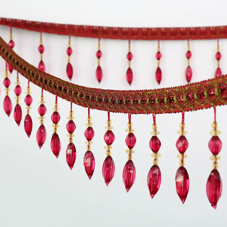 Роскошные отделка с кристаллами и бисером для штор африканская кружевная ткань