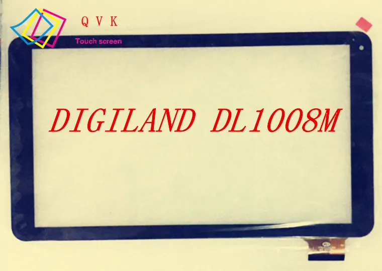 10.1inch for DIGILAND DL1008M tablet pc capacitive touch screen glass digitizer panel