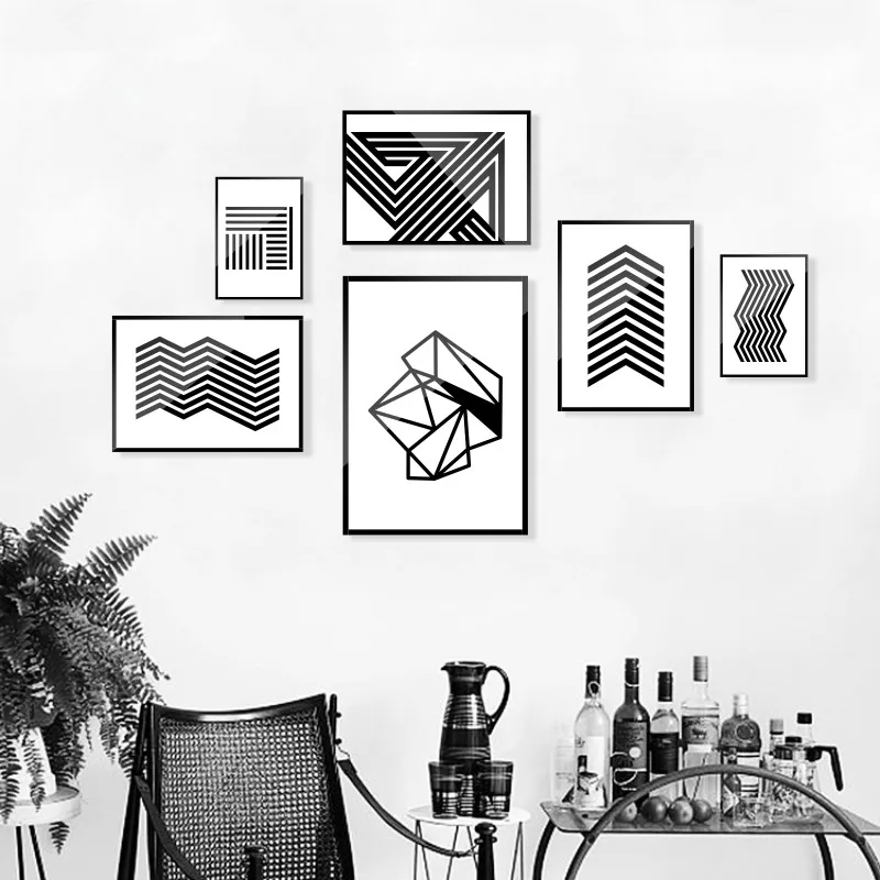 Фото настенные DIY Простые и современные Ins скандинавские спальни Гостиная