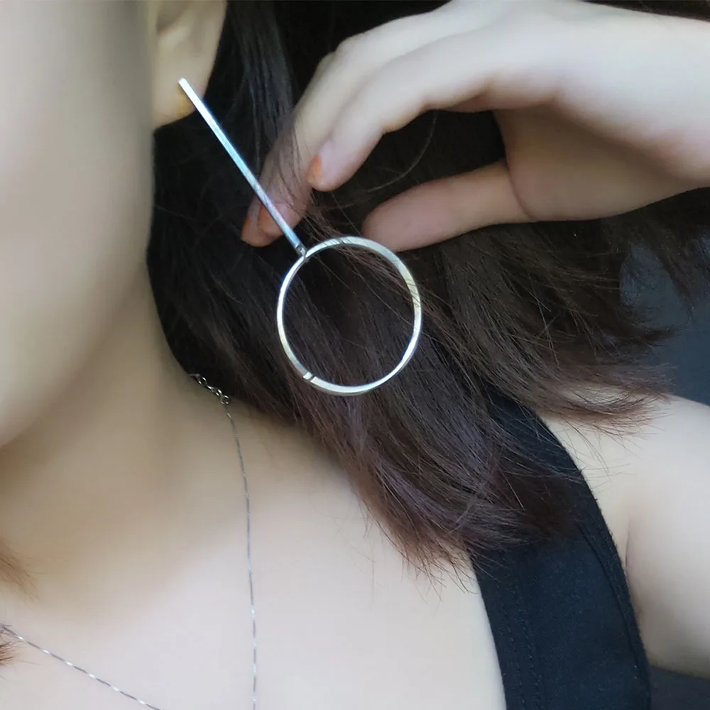 Модные большие серьги-кольца Aros для женщин большой круглый кулон серьги вrincos