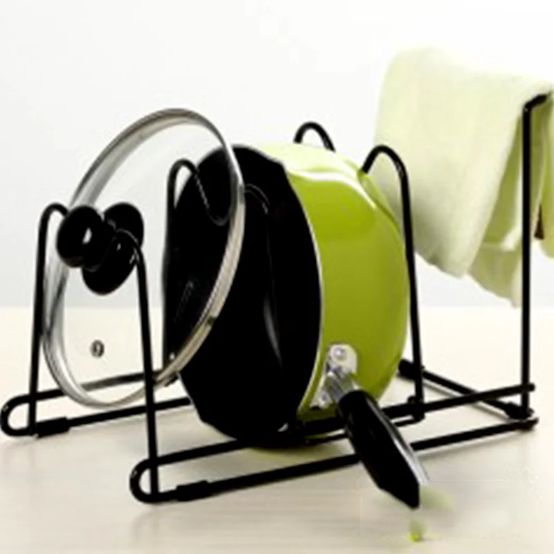 Нержавеющая сталь многофункциональный хранения стойку держатель для горшок