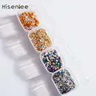 Новый очаровательный популярный комбинированный мини-дизайн AB цветная смола разные Стразы стильное украшение для самостоятельного творчества Горячий Модный Инструмент для дизайна ногтей