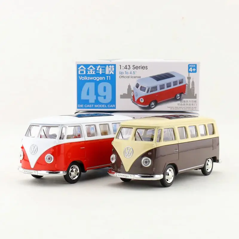 

Бесплатная доставка/литая металлическая игрушка модель/Масштаб 1:38 Volkswagen Тип 2 T1 автобусный автомобиль/тяговый/образовательная Коллекция/п...