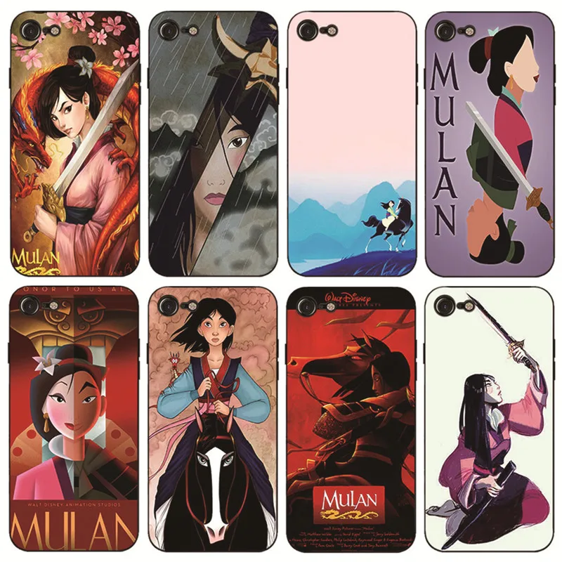 KMUYSL мультфильм Moive Mulan печать рисунок ТПУ чехол для телефона Apple iPhone 8 7 6 S Plus X 5 5S SE 5C