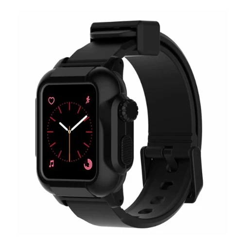 1 Военный водонепроницаемый чехол ремешок для Apple Watch band 42 мм Iwatch Series 3 2 спортивные часы с браслетом и защитным чехлом - Цвет ремешка: 1