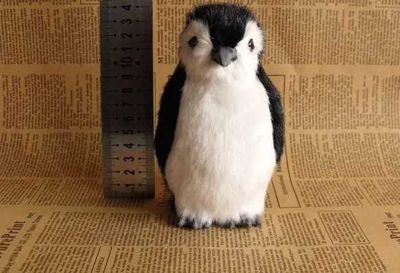 

Игрушечная модель Пингвин 14x8 см, изделие ручной работы из полиэтиленовой смолы, украшение для дома, подарок a2504