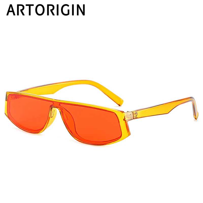New 2019 Sunglasses Men Brand Designer Korean Fashion Cold YC2 One Lens Mirror Sun Glasses Male Eyewear | Аксессуары для одежды