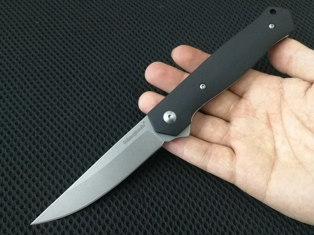 Фирма jonnyjamie, тактический складной нож, Черная Ручка G10 с D2 стальным лезвием, военный тактический армейский нож, s EDC, шестерня, ручные инструменты