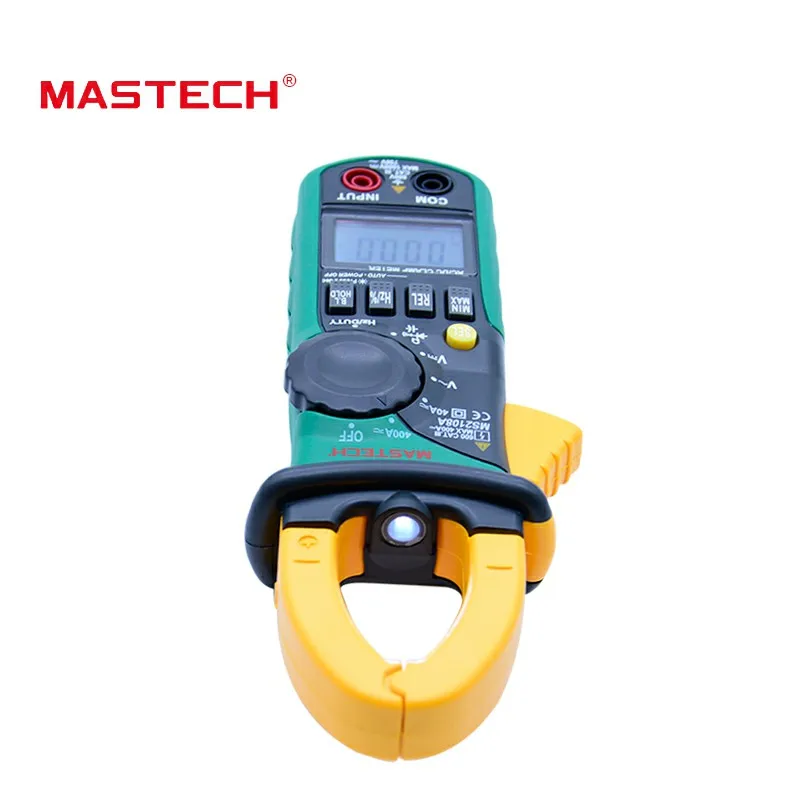 MASTECH MS2108A цифровой клещи автоматический Диапазон мультиметр переменного тока 400A Ток Напряжение Частота клещи мультиметр тестер подсветка