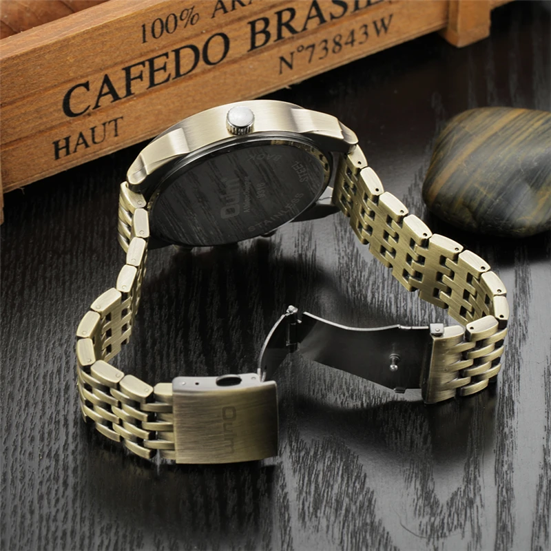 Часы наручные Oulm Мужские кварцевые в стиле милитари большие брендовые Роскошные