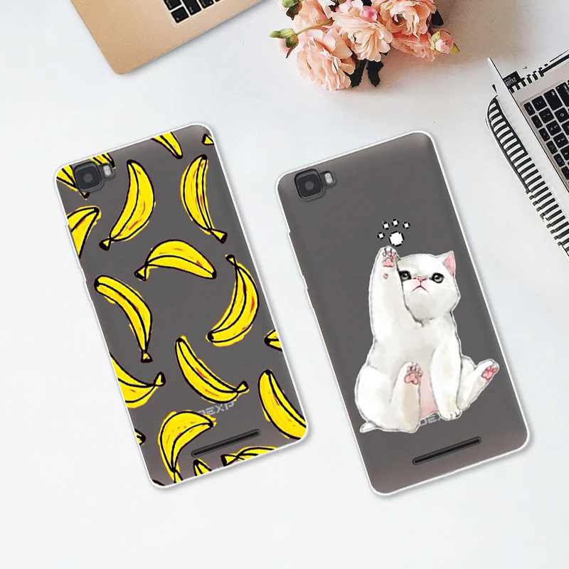 For Dexp Ixion El450 Force 5.0 Inch Phone Case Soft TPU Silicone Cover Protective Printed Fundas |