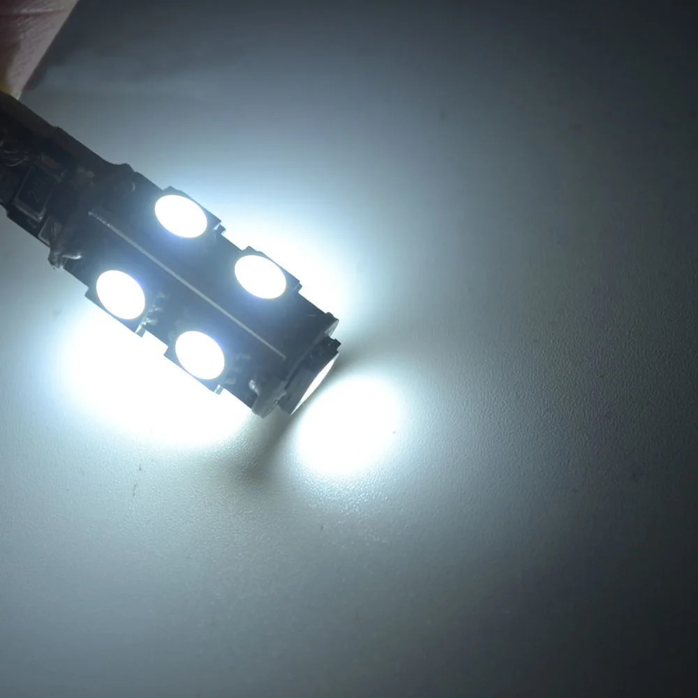 4 шт. T10 9smd W5W 5050 Canbus светодиодный светильник лампа для автомобиля авто Интерьер