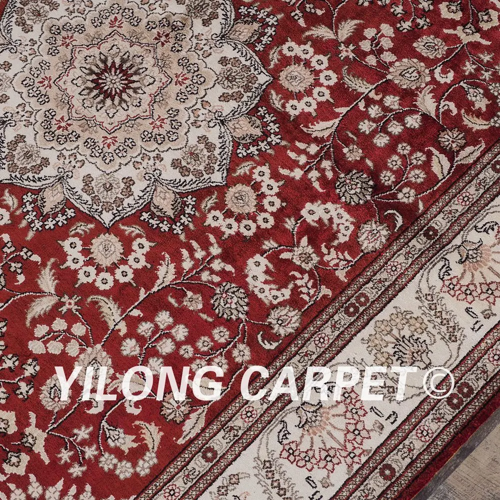 YILONG 4 'x 6' традиционный красный персидский Vantage ковер ручной работы (YHW683B4x6) |