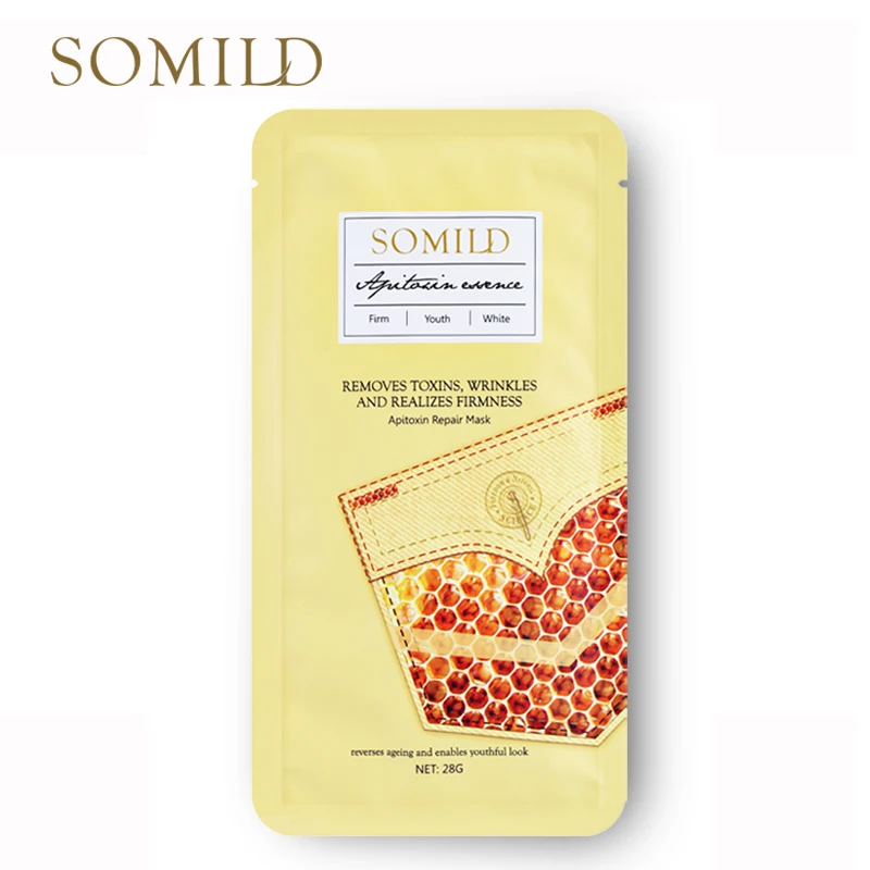 SOMILD маска для лица против морщин Корейский Экстракт пчелиного яда укрепляющая