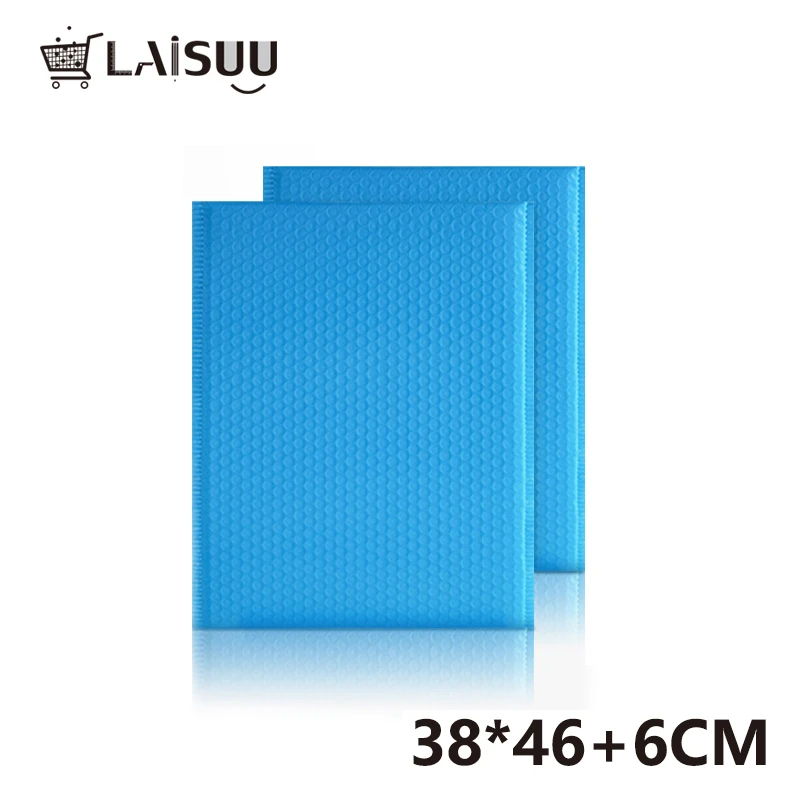 40pcs 38*46cm blue co-extruded film bubble envelope bag clothes express clothing thickening shockproof foam | Канцтовары для офиса