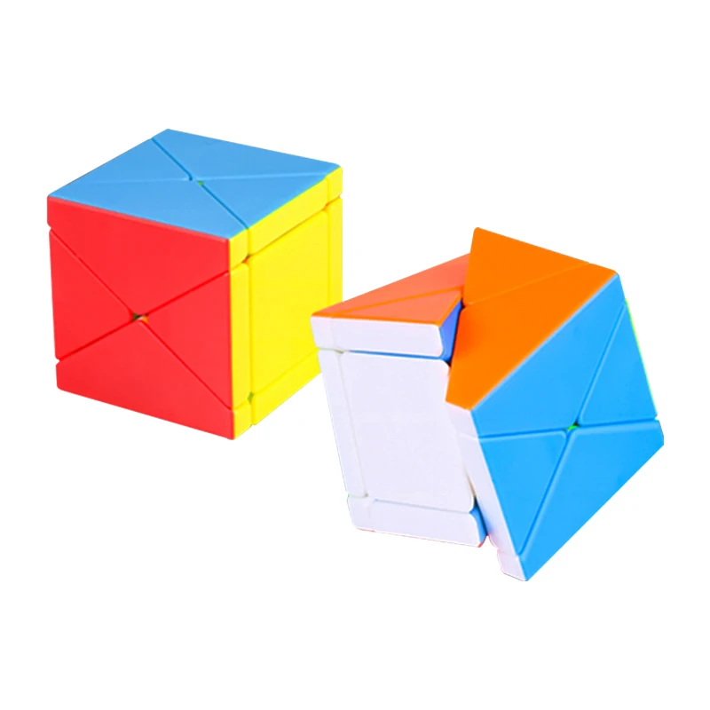 Moyu класс X странная форма Stickerless Professional Скорость magic Cube обучающая красочная