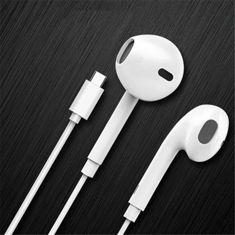 Excelvan USB Type-C наушники для Xiaomi 8 Bass гарнитура с микрофоном наушники-вкладыши C