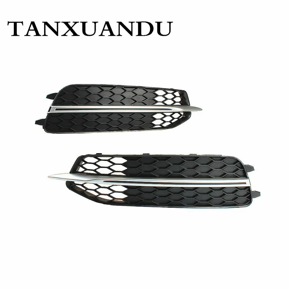 Отделка L & R передний бампер Нижняя решетка решетки сетки для AUDI S6 S Line C7 12 14
