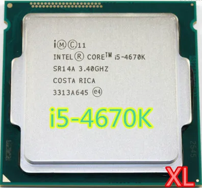 INTEL Core i5 4670K I5 3 4 ГГц/6 МБ/4 ядра/Socket 1150/5 GT/s) четырехъядерный процессор для