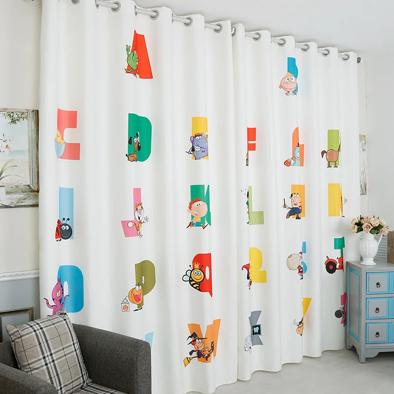 Пользовательские детские занавески для окна драпированные вешалки гостиной