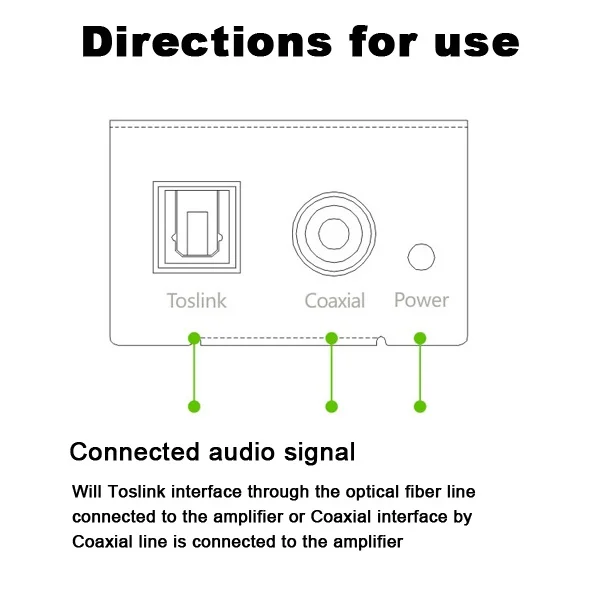 Цифровой оптический коаксиальный RCA Toslink преобразователь сигнала в аналоговый
