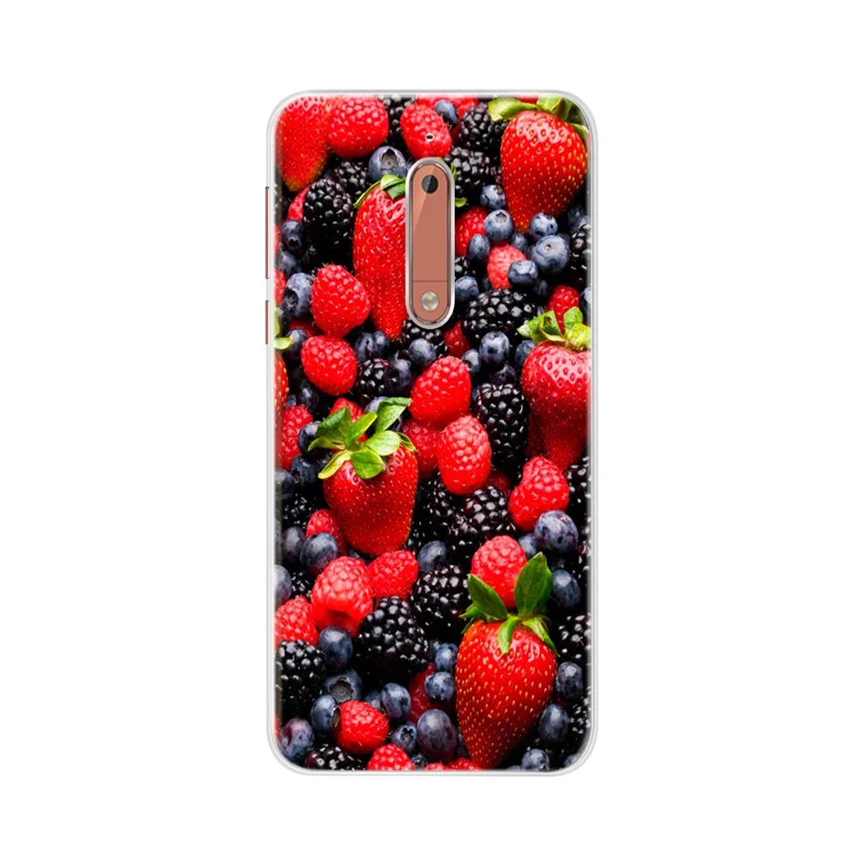 Чехол для Nokia 5 Nokia5 2017 мягкие силиконовые чехлы с милым рисунком из ТПУ Чехлы
