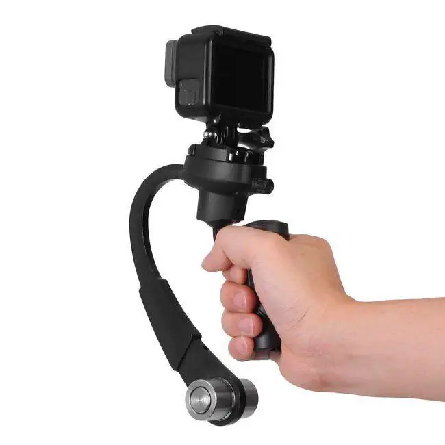 Yiwa мини Портативный 3-осевой ручной шарнирный стабилизатор для камеры GoPro видео сплав рукоятка для GoPro Hero3+ Hero4/5 Спортивные Камера аксессуары