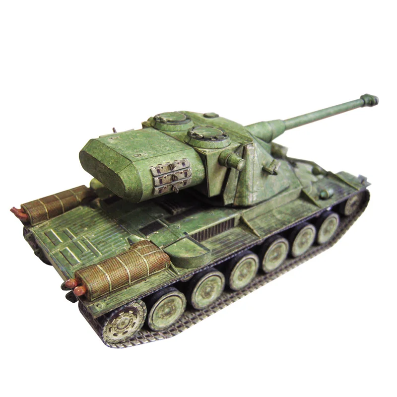 Kranvagn Швеция 1:50 Танк DIY Бумажные модели детские игрушки игра головоломка собрать