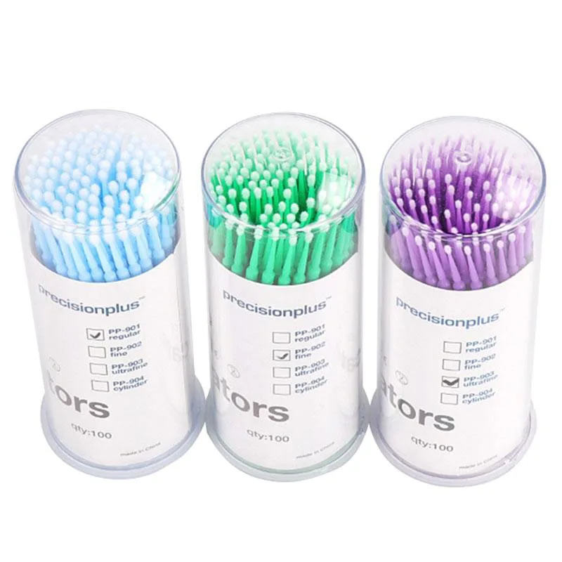 100 шт одноразовые ватные тампоны инструменты для наращивания ресниц удаления