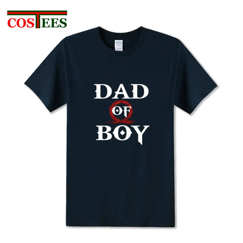 Одежда для взрослых футболка папы мальчика Мужская с изображением бога войны