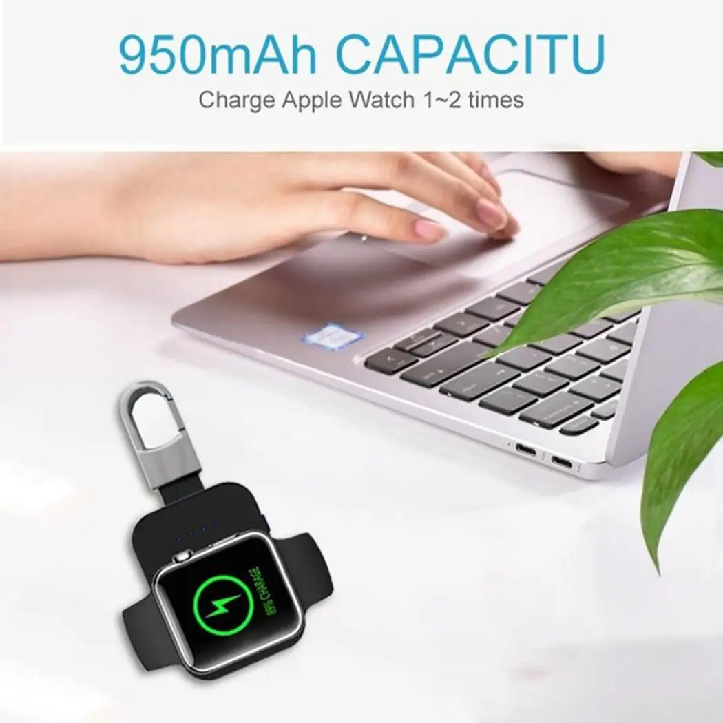 Для Apple Watch Зарядка сокровище часы брелок Мобильная мощность мини Беспроводная