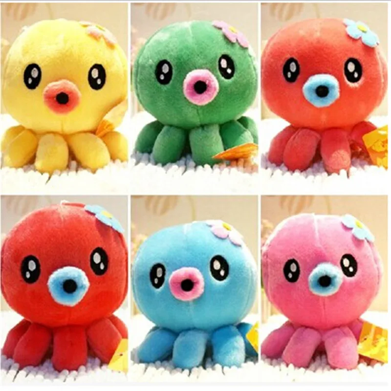 Мини-кукла Осьминог 20 см с присоской | Игрушки и хобби