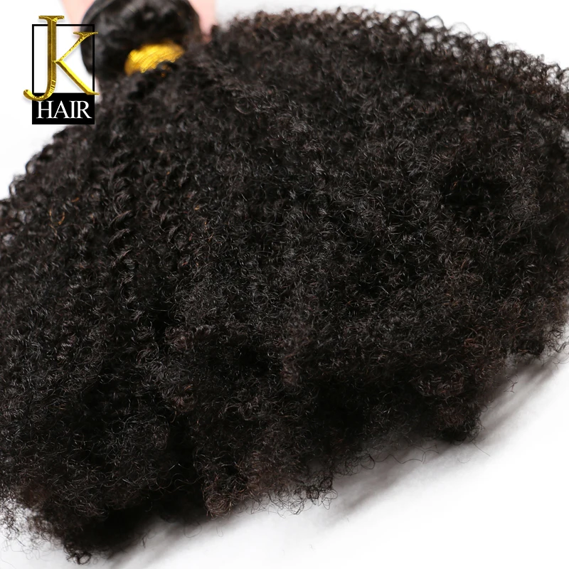 Афро кудрявые бразильские волосы переплетения пучок s Remy человеческие Вьющееся