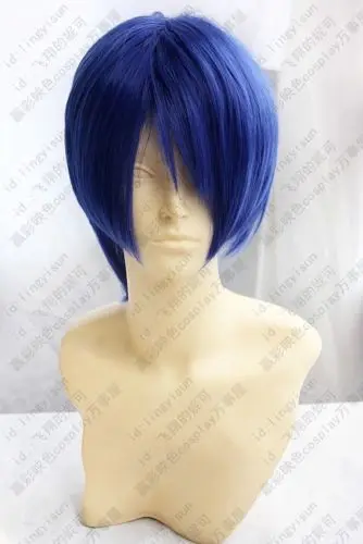 ZCD ГОРЯЧАЯ Бесплатная&gt&gt&gt Hot! парик моды Короткий Темно-синий волос Партии Cosplay