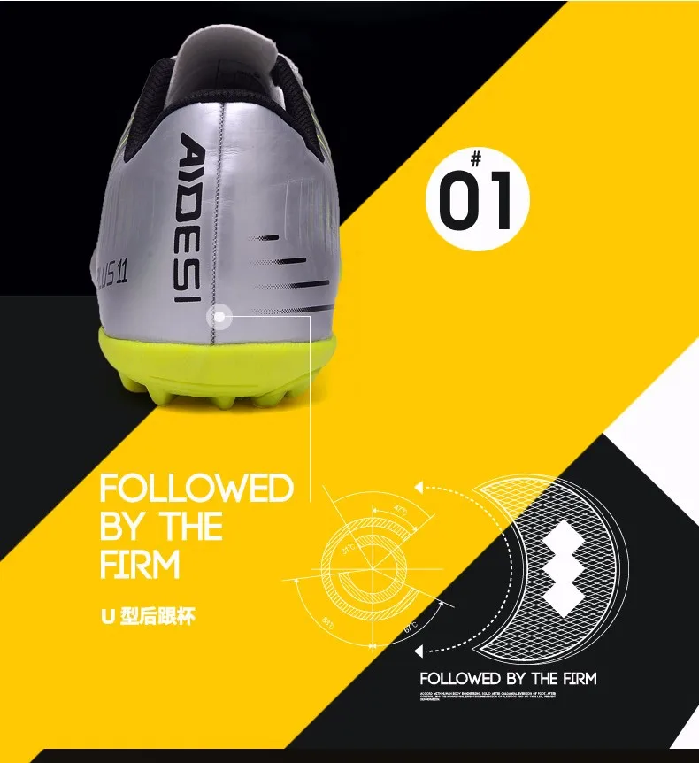 Для мужчин бутсы футбольные для мальчика futsal shoes футзалки буцыдля футбола в помещении Жесткий суд