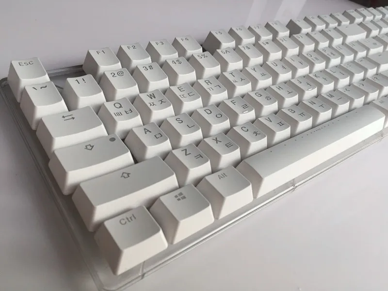 Корейские персонажи 108 клавиш ANSI макет АБС пластик подсветка OEM профиль для Cherry MX