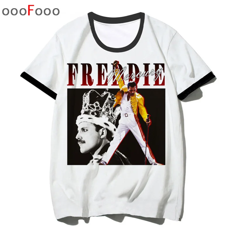 1399 Freddie Mercury футболка The queen Band rock Футболка мужская хип-хоп повседневные футболки Harajuku мужские/wo мужские топы футболки уличная одежда - Цвет: 1399