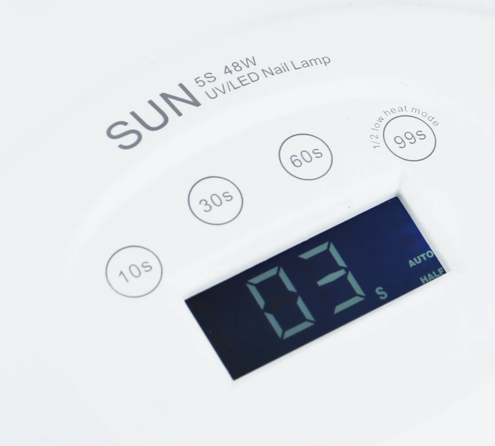 Сушилка для ногтей Sun5 Plus 48 Вт СВЕТОДИОДНЫЙ УФ-светильник двойная лампа Гель-лак