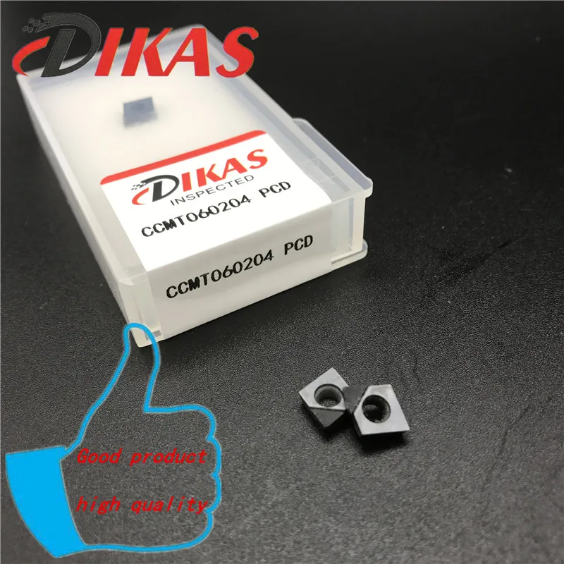 Алмазные вставки CCMT060204 PCD алмазное лезвие с ЧПУ инструменты для обработки