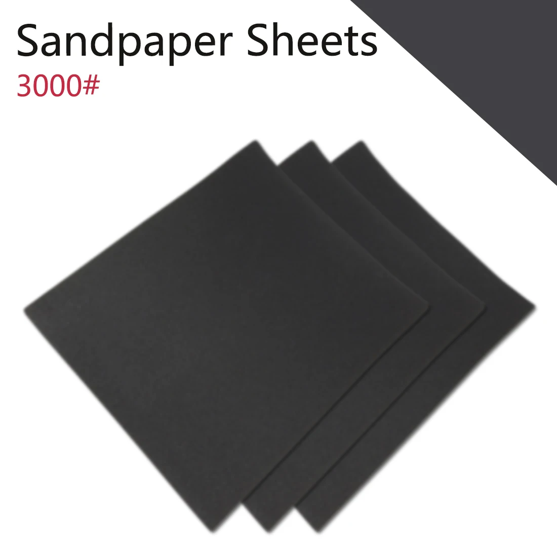 

Wet and Dry Sandpaper Polishing Abrasive 230*280mm Grit 3000 5000 7000 Waterproof Paper Sheets