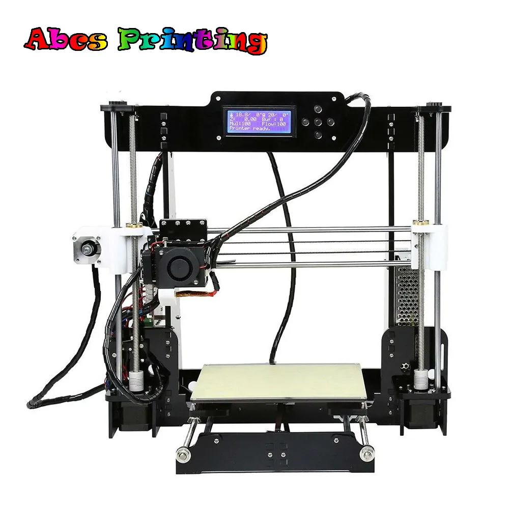 Дешевые 3d принтер A8 Обновленная новая материнская плата Reprap Prusa I3 DIY Impressora 3d