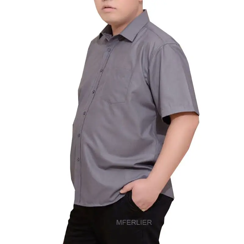 

Summer 9XL Bust 150cm men shirts 5XL 6XL 7XL 8XL short sleeve large size shirt men 8 colors