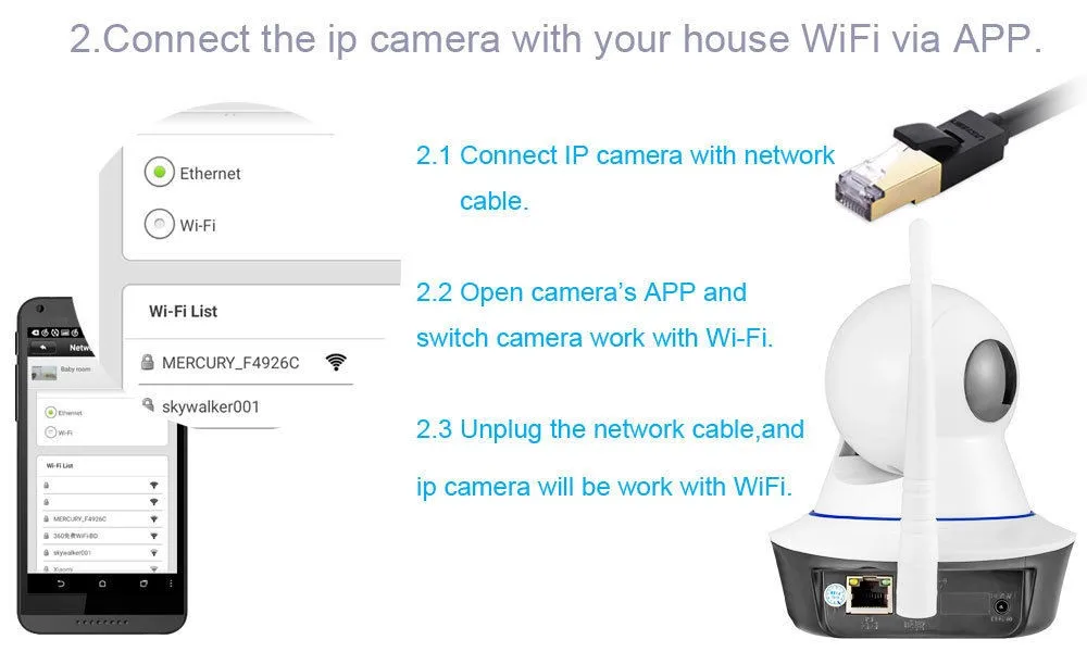 Камера onvif CCTV HD 720 P Беспроводная ip-камера наблюдения wifi камера инфракрасного ИК-видео ночного видения
