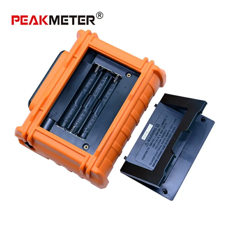 Цифровой тестер сопротивления заземления PEAKMETER MS2302 Мегаомметр 0 Ом ~ 4K сохранение